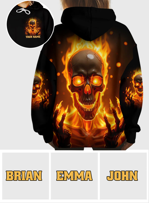 My Give A F Is Broken - Personalized Skull All Over Shirt