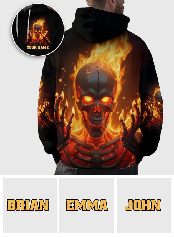 My Give A F Is Broken - Personalized Skull All Over Shirt