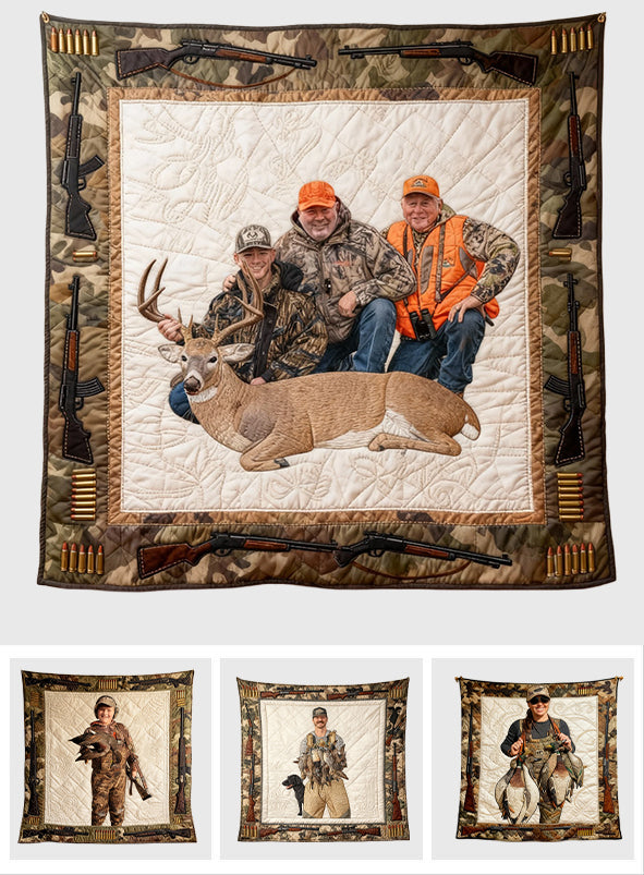 Love Hunting - Personalized Hunting Blanket