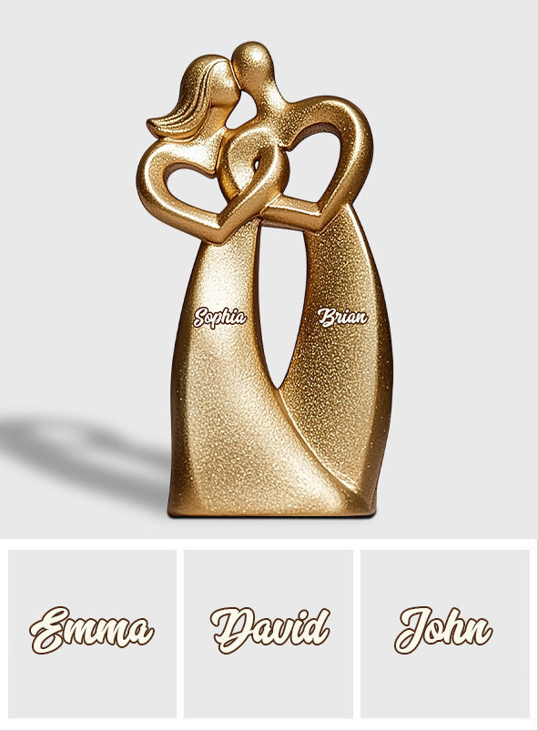 You & Me - Personalized Couple Custom Shaped Acrylic Plaque