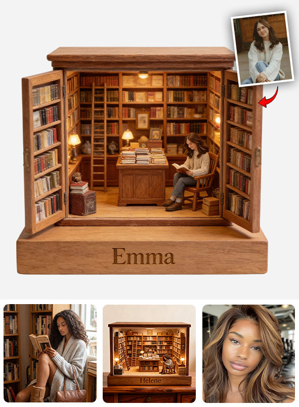Bookstore - Personalized Book Custom Shaped Acrylic Plaque