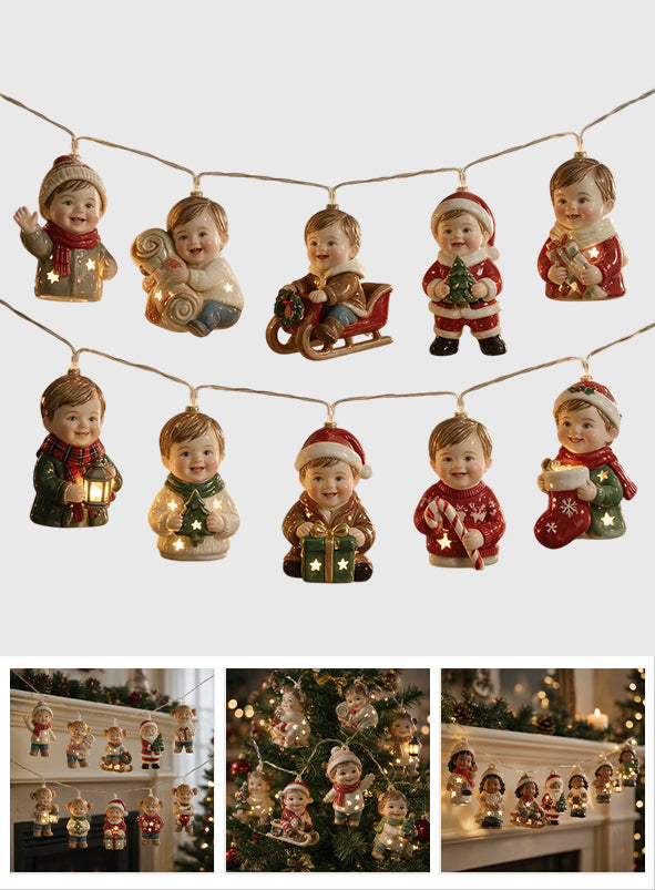 Christmas Is Coming - Personalized Kid String Lights