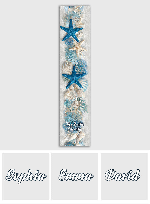 Pearls & Waves - Personalized Sea Lover Table Runner