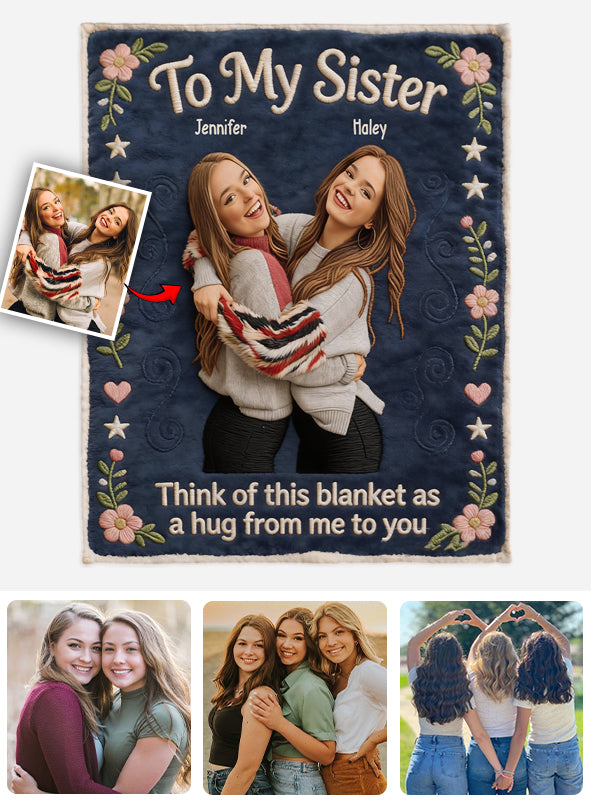 Custom From Any Photo - Personalized Bestie Blanket