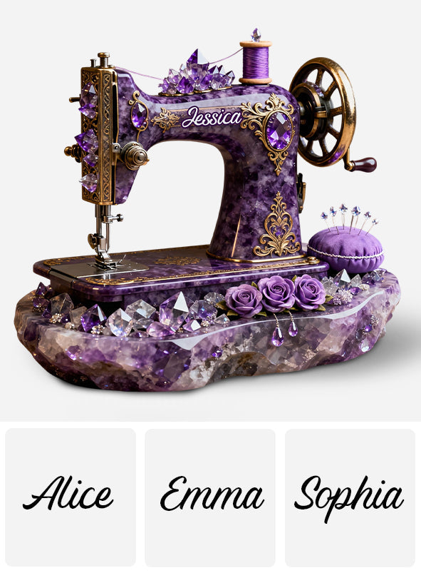 Perfect Gift For Sewing Lovers - Personalized Sewing Custom Shaped Acrylic Plaque