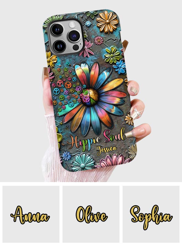 Hippie Soul - Personalized Hippie Full Print Phone Case