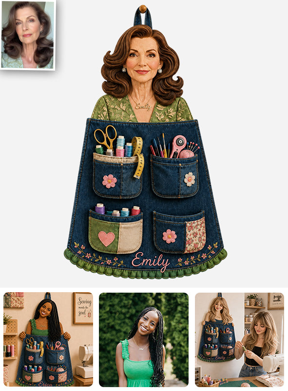 Love Sewing - Personalized Sewing Hanging Organizer