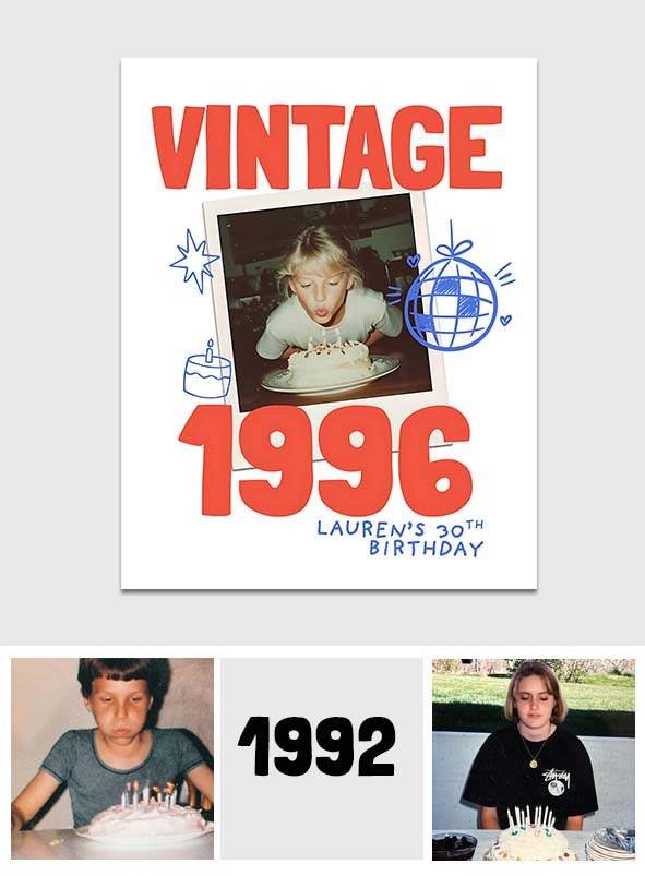 Birthday Gift - Personalized Birthday Wall Tapestry