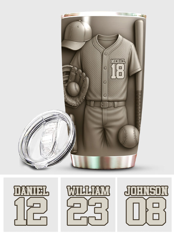 Baseball Is More Than A Game - Personalized Baseball Tumbler