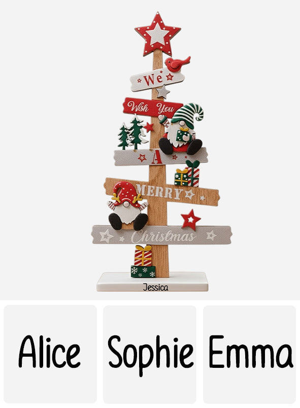 Merry Christmas - Personalized Christmas Custom Shaped Acrylic Plaque