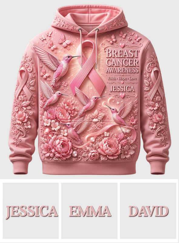 Breast Cancer Awareness - Personalized Breast Cancer Awareness All Over Shirt
