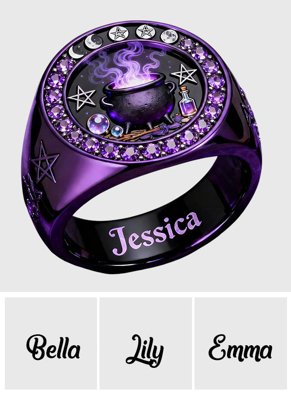 Witch Craft - Personalized Witch Signet Ring