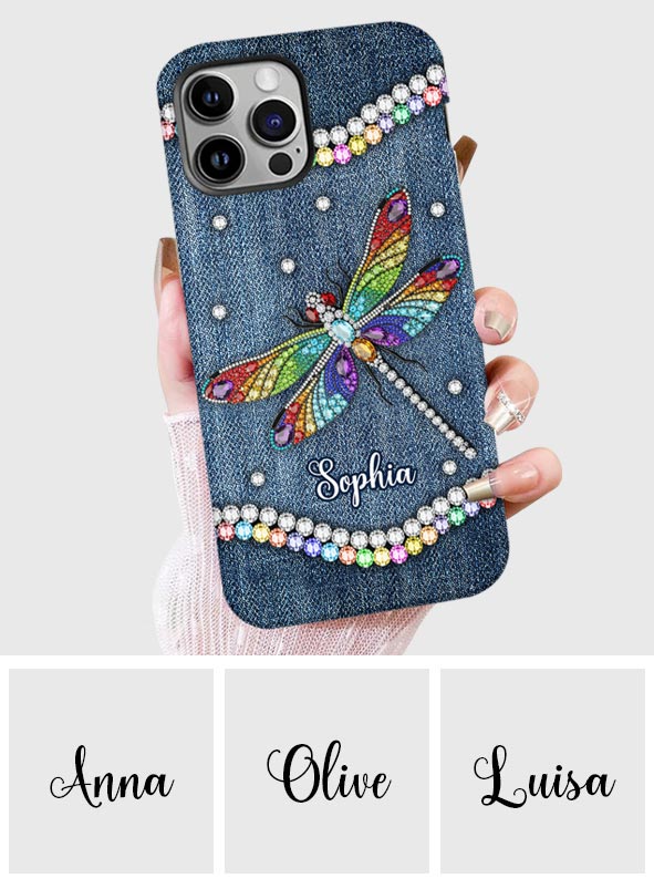 Beautiful Dragonfly - Personalized Dragonfly Full Print Phone Case