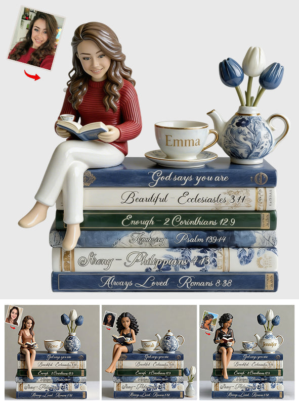 Custom Any Photo, God Says You Are - Personalized Christian Custom Shaped Acrylic Plaque