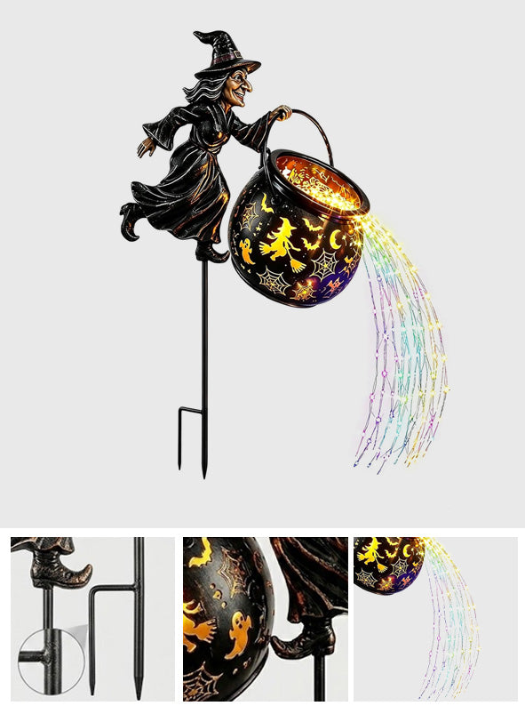 Witch Cauldron Garden Light