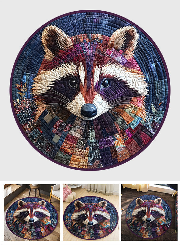 Adorable Raccoon - Raccoon Round Rug