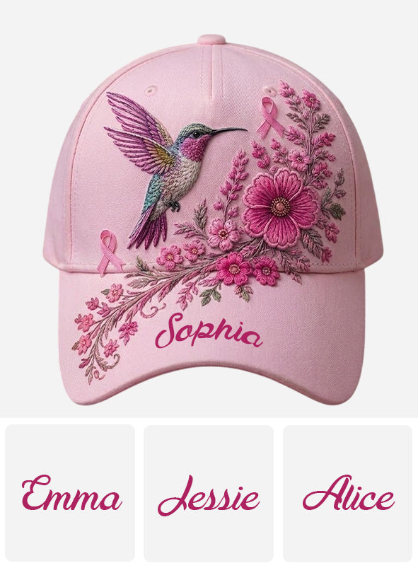 Faith Hope Love - Personalized Breast Cancer Awareness Classic Cap