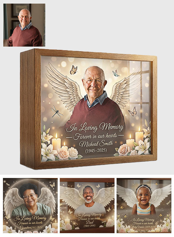 Memorial Gift - Personalized Memorial Wooden Box