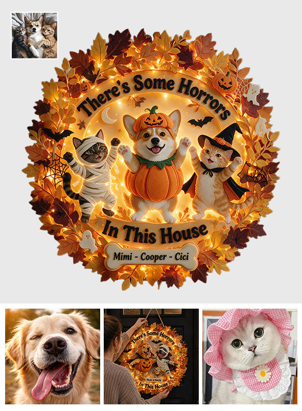 In This House - Personalized Dog LED Light Acrylic Sign