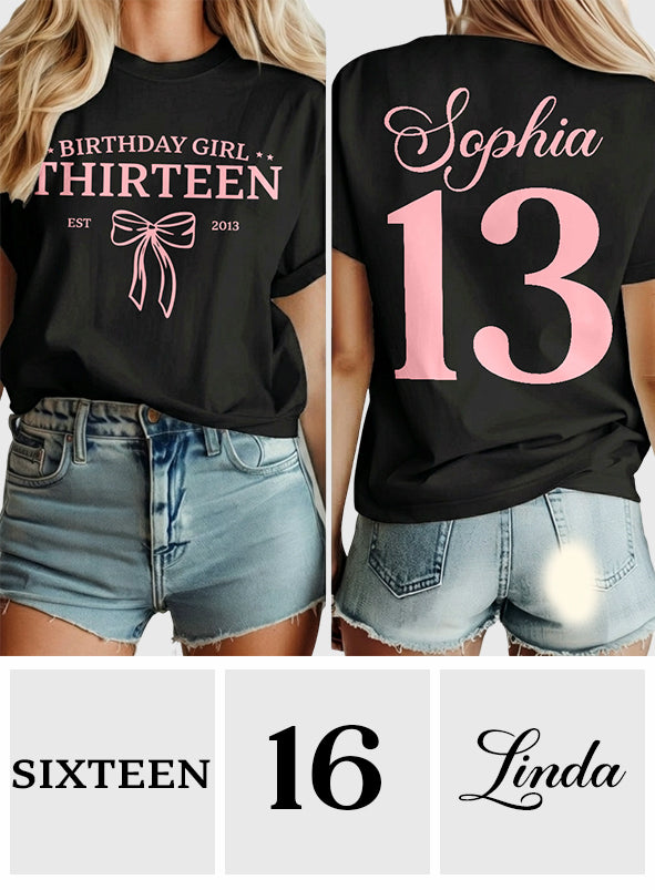 Happy Birthday - Personalized Birthday T-shirt And Hoodie
