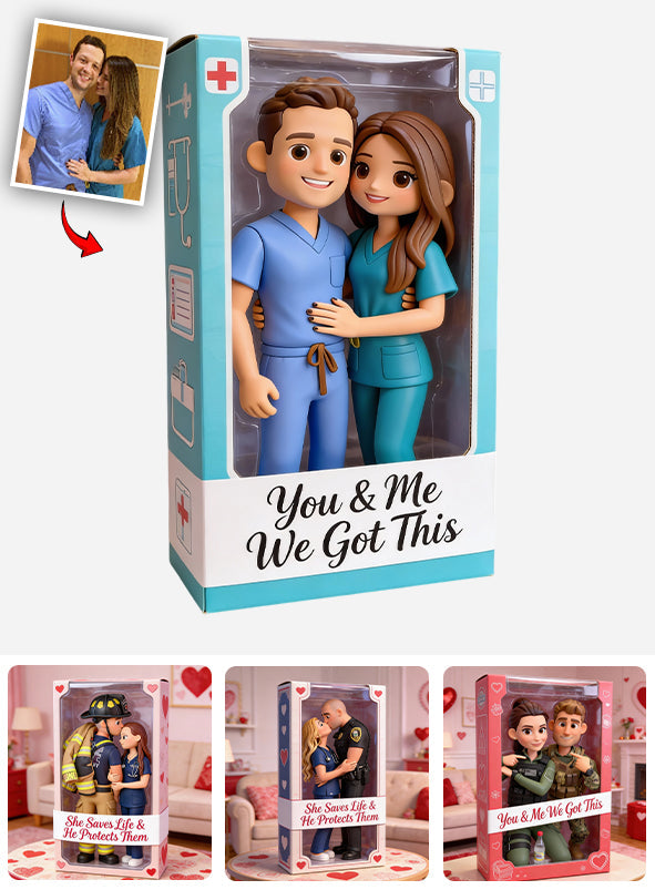 You & Me We Got This - Personalized Nurse Custom Shaped Acrylic Plaque