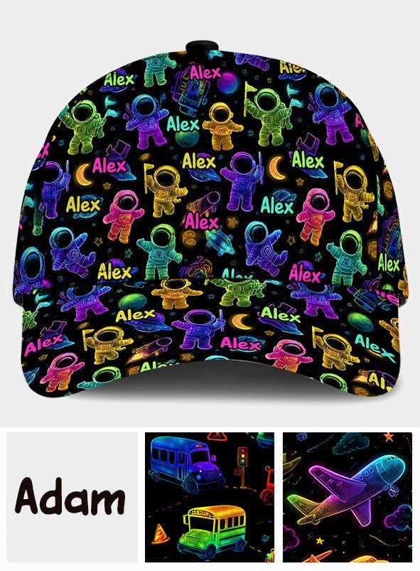 Astronauts Suitable for Kids to Go Out with Outdoor - Personalized Kid Classic Cap