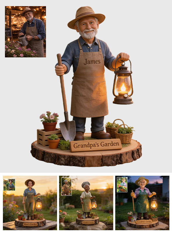 Secret Garden - Personalized Gardening Solar Acrylic Light
