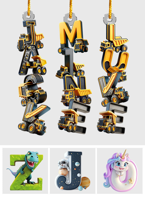 Perfect Christmas Gift For Kids - Personalized Kid Transparent Ornament