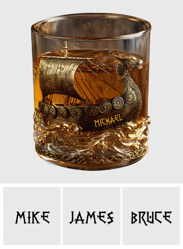 Viking - Personalized Viking Whiskey Glass