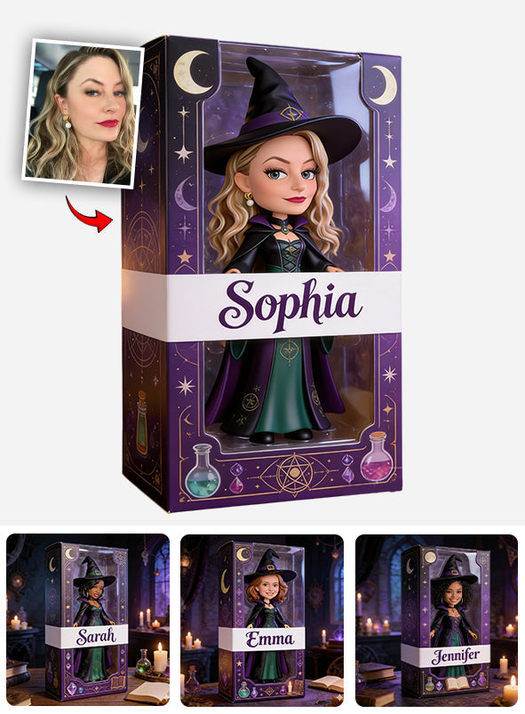 Magical Witch - Personalized Witch Custom Shaped Acrylic Plaque