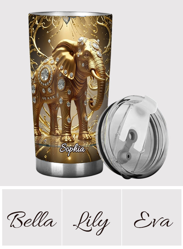 Love Elephant - Personalized Elephant Tumbler