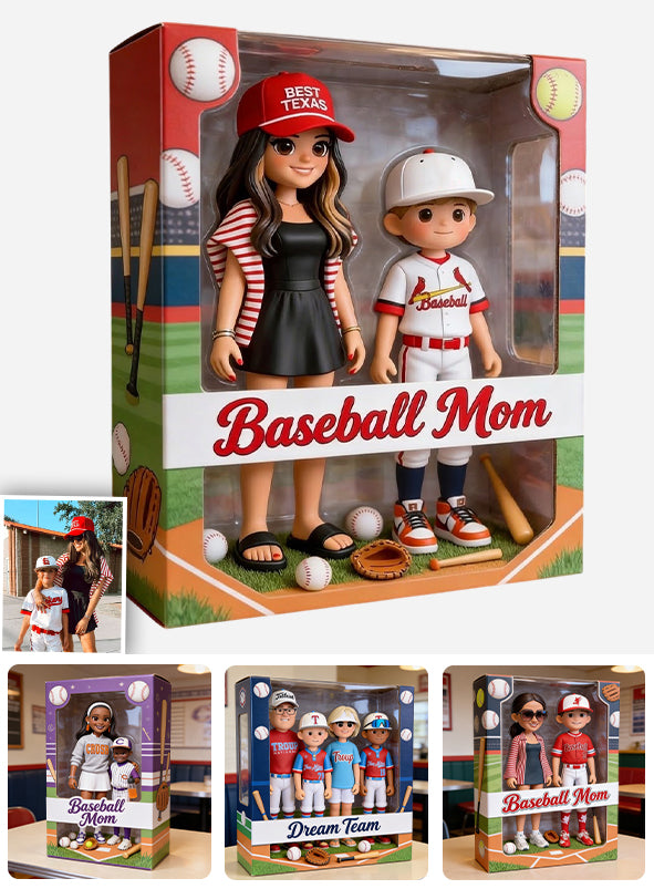 Baseball Mom - Personalized Baseball Custom Shaped Acrylic Plaque