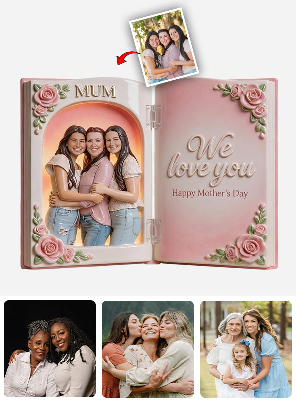 Custom Any Photo Perfect Gift For Mom, Grandma - Personalized Mother Acrylic Diptych