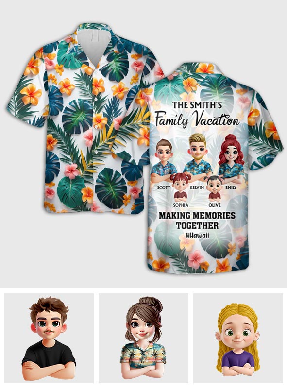 Family Crusing - Personalized Family Hawaiian Shirt
