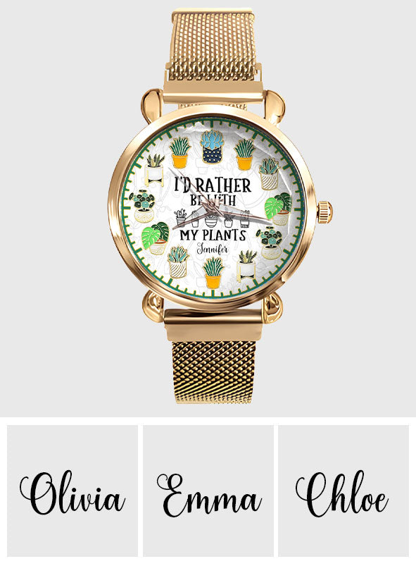 Yes I Do Need All These Plants - Personalized Gardening Women Hand Watch