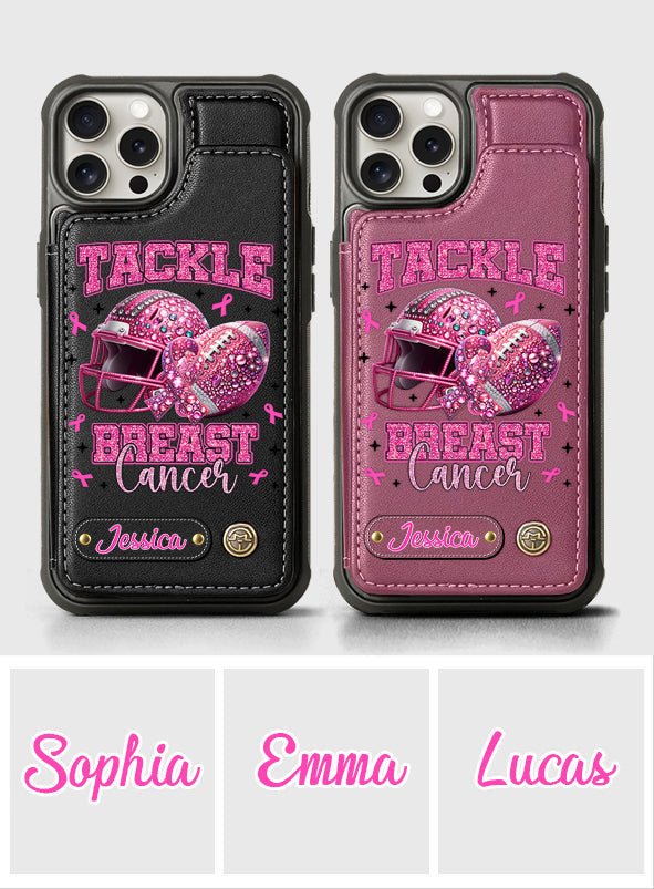 Pink Out - Personalized Football Wallet Phone Case