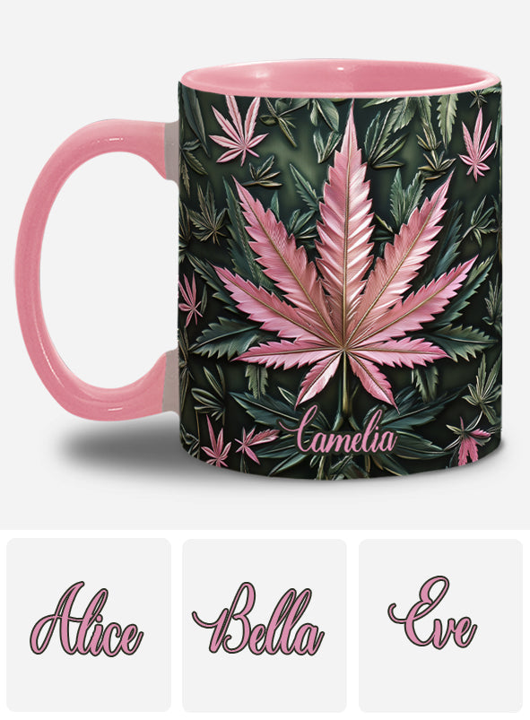 Stoner Chick - Personalized Weed Accent Mug