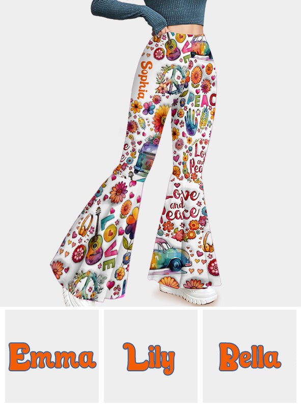 Hippie Soul - Personalized Hippie Flare Leggings