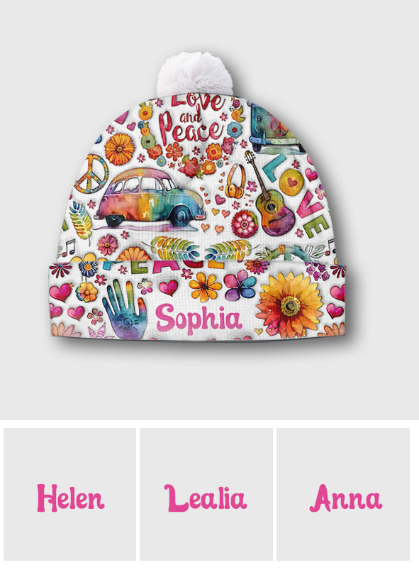 Hippie Soul - Personalized Hippie Beanie Hat