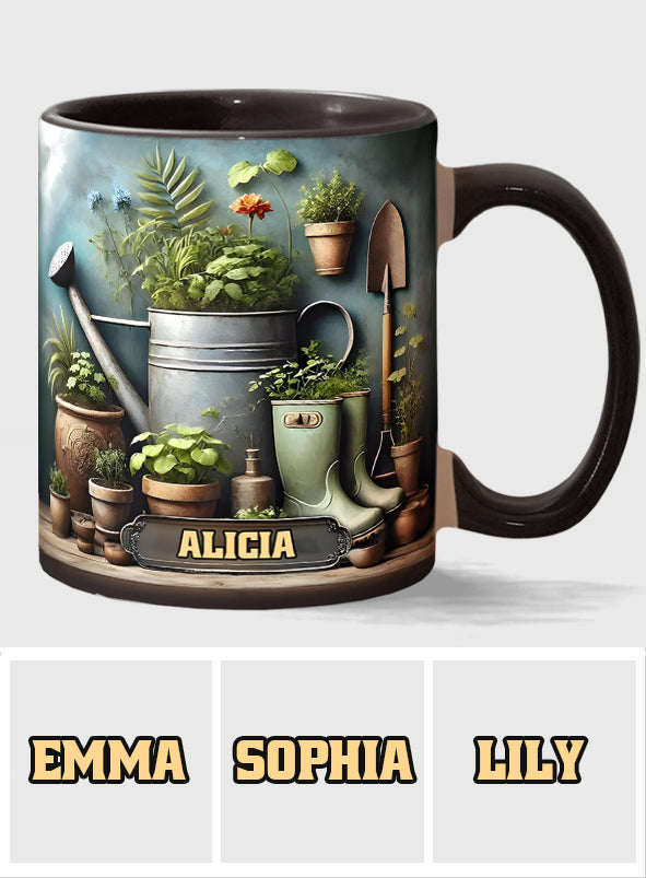 Green Garden - Personalized Gardening Accent Mug