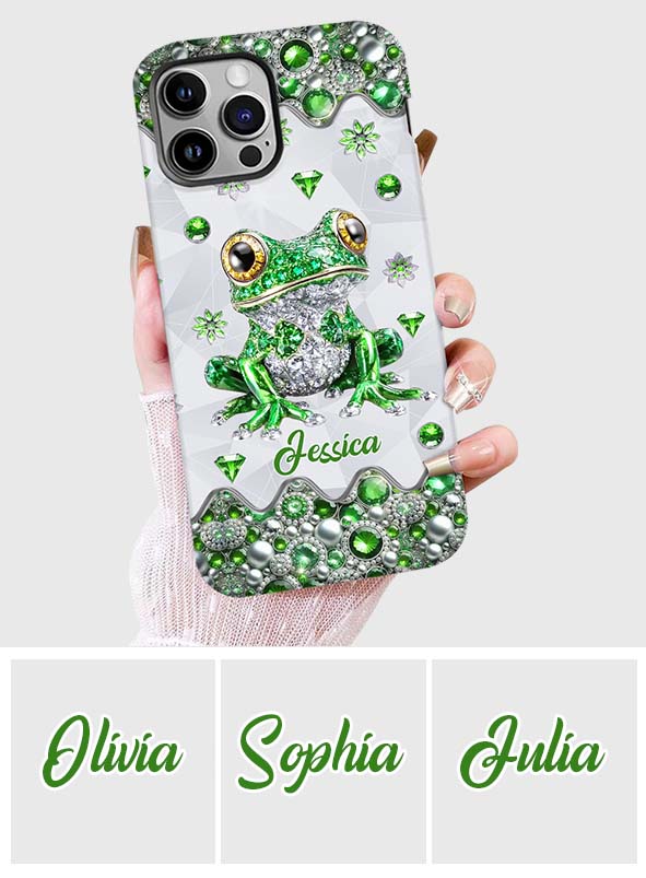 Just A Girl Who Loves Frogs - Personalized Frog Full Print Phone Case