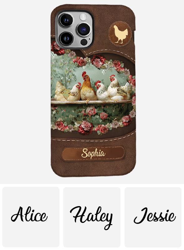 Chicken Lady - Personalized Chicken Full Print Phone Case