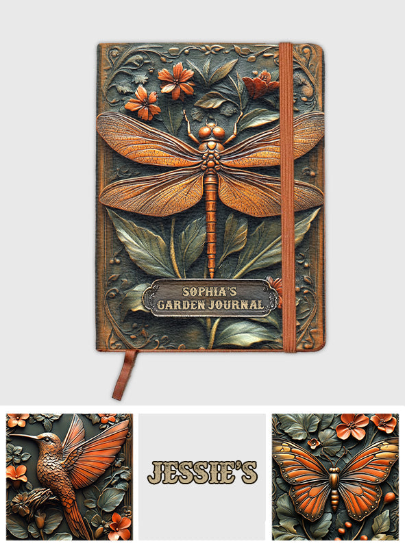 Garden Journal - Personalized Gardening Leather Journal