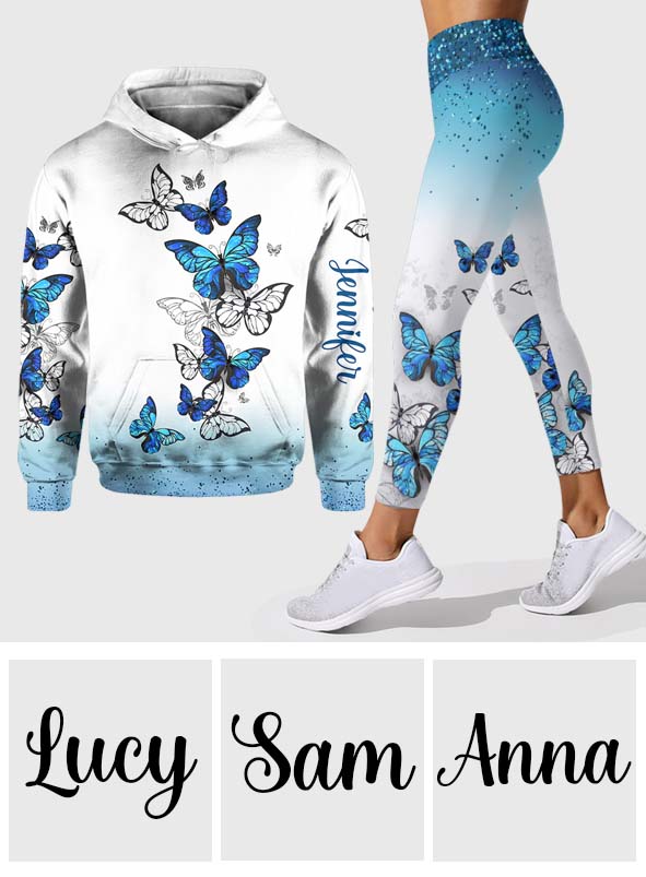 Love Butterflies - Personalized Butterfly Hoodie and Leggings