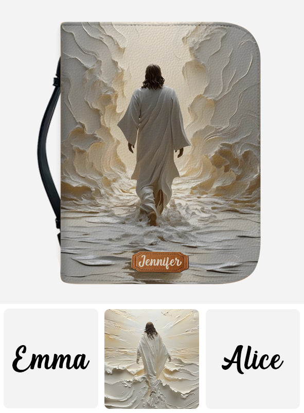 God Is Good All The Time - Personalized Christian Leather Bible Cover Bag