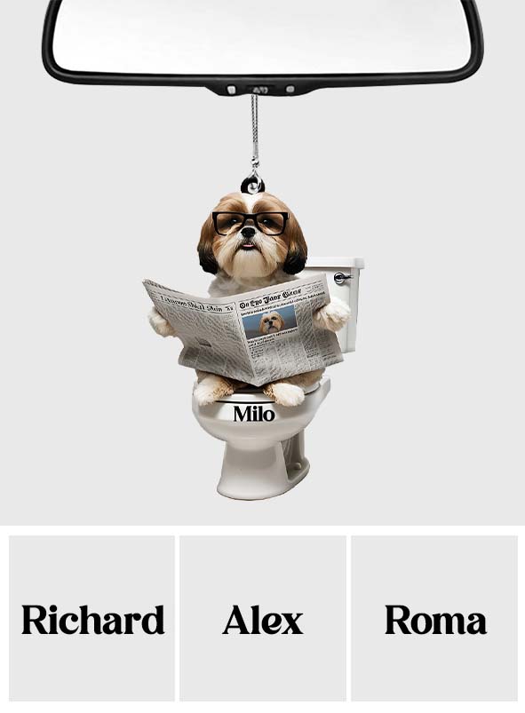 Funny Pet - Personalized Dog Car Ornament