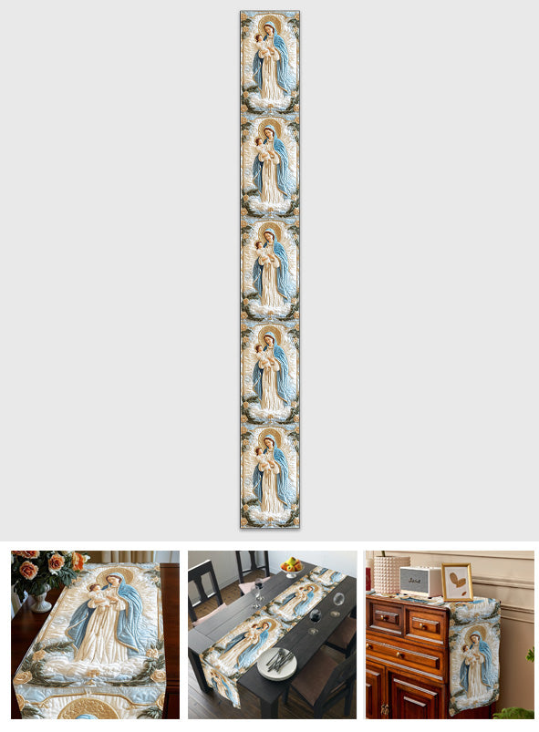 Mother Of God - Christian Table Runner