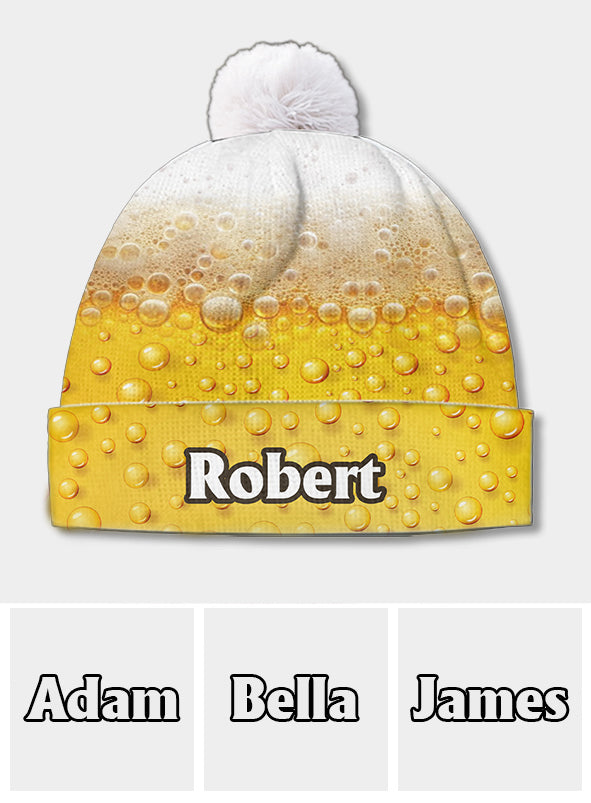 It's Beer Time - Personalized Beer Beanie Hat