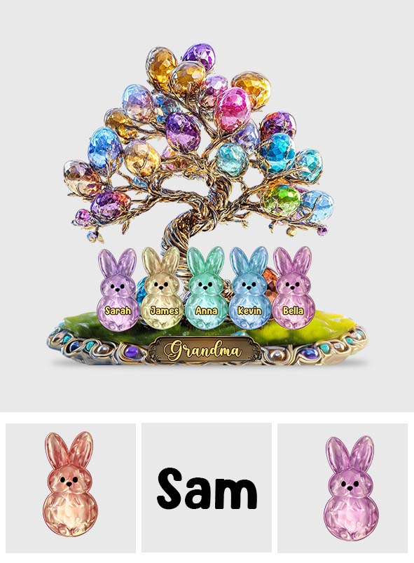 Grandma's Peeps - Personalized Grandma Custom Shaped Acrylic Plaque