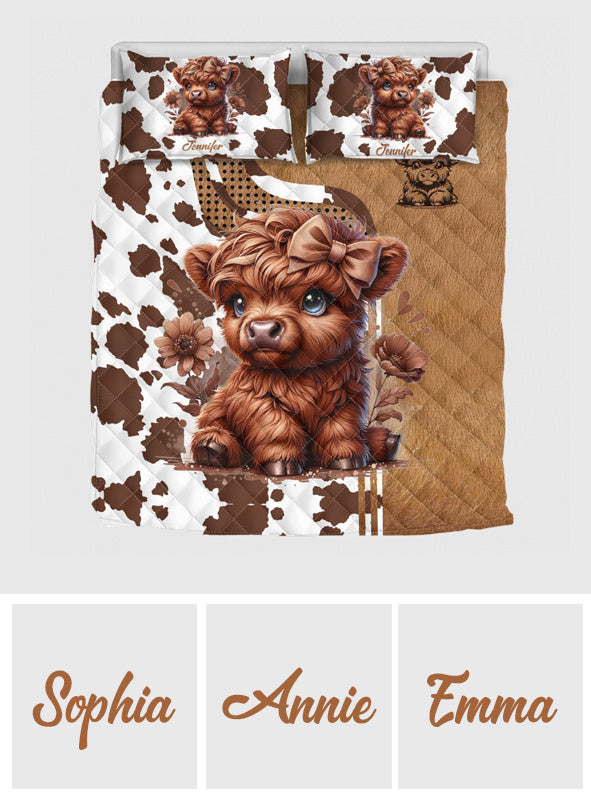 Sweetie - Personalized Quilt Set